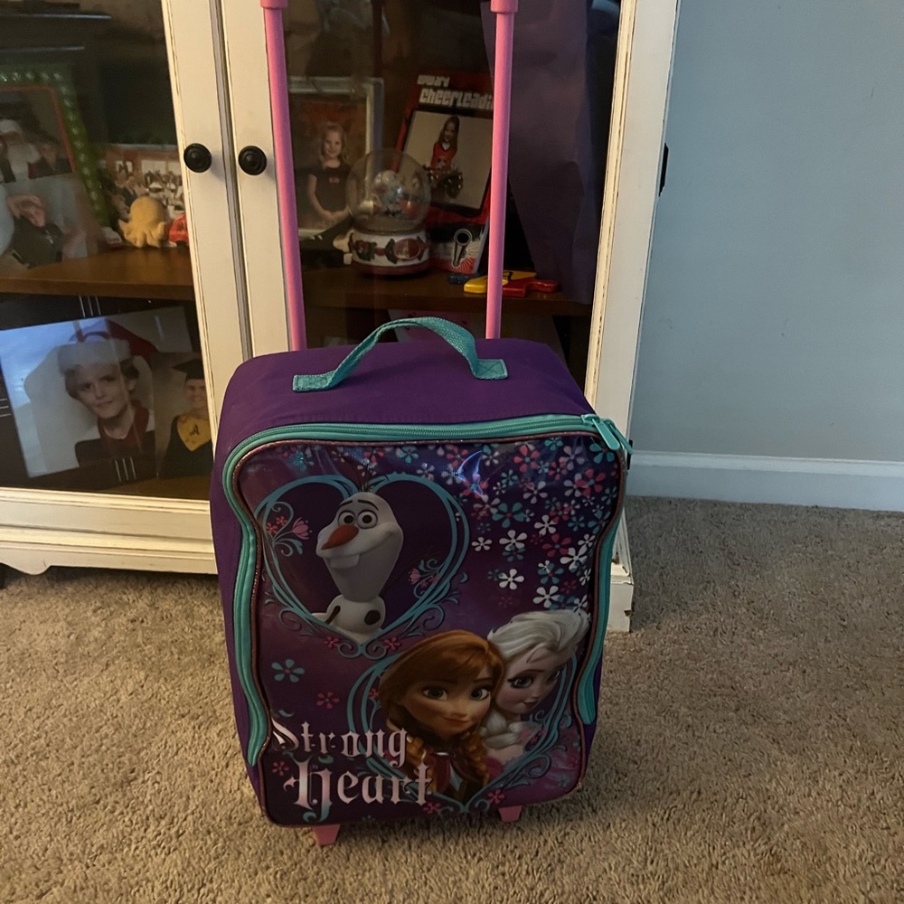 Frozen suitcase